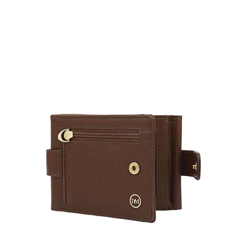 Da Milano Franzy Leather Money Clip - Date